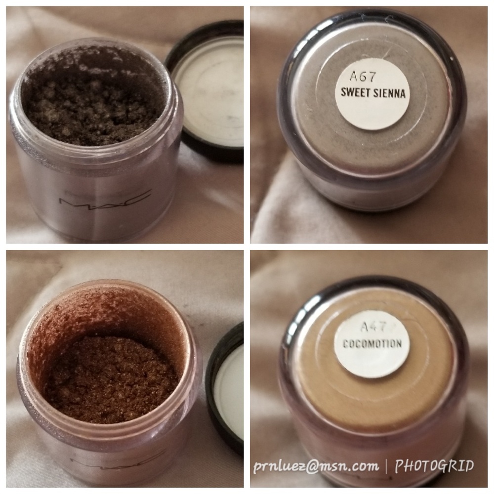 MAC Pigment Colour Powder/Lot of 4 - Picture 2 of 4